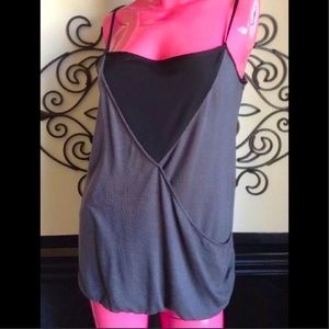 Helmut Lang Sexy Faux Wrap Camisole Tank Top